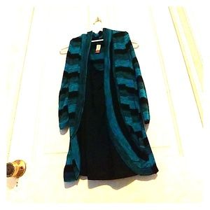 Black and Green Striped Shirt